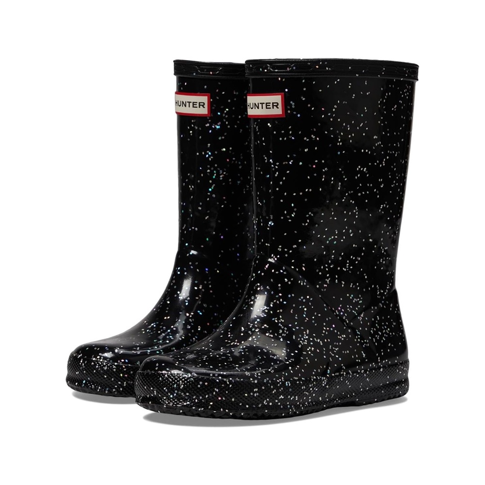 Hunter Kids First Giant Glitter Rain Boots Toddler 6